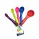 Kitchen Craft Coloured Plastic Measuring Spoon Set (5 Pieces)