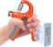 Hand Grips Strengthener with Counter, Adjustable Grip Strength Trainer, Hand Exerciser with Stainless Steel Spring, Non-Slip Gripper, Gripster for Strong Wrists, Fingers, Forearm, Hands, Arm (Orange)
