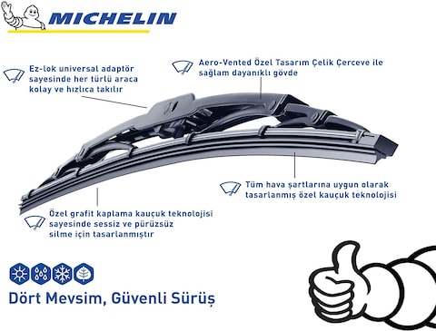 Michelin Wiper Blade 22&quot; Rainforce