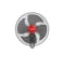Tornado Wall Fan with Remote Control 16-inch - Black - EPS-16R