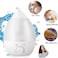 Eco Shine Cool Mist Humidifier For Bedroom, 3L Ultrasonic Air Humidifier For Babies, Premium Humidifying Unit, Whisper-Quiet Operation &amp; Automatic Shut-Off, Lasts Up To 11 Hours