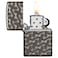 Zippo Geometric Weave Design Windproof Lighter Grey