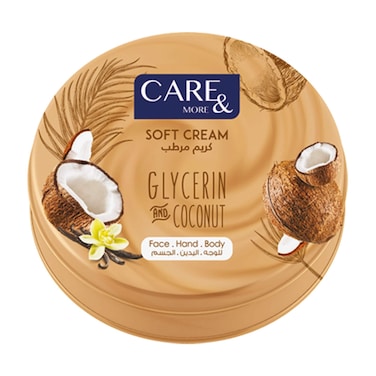 Care &amp; More Soft Cream with Glycerin and Coconut - 75 ml