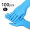 Decdeal - 100PCS Disposable Nitrile Gloves Powder Free Latex Free Gloves Protective Glove for Home Cleaning Restaurant Kitchen Catering Laboratory Use