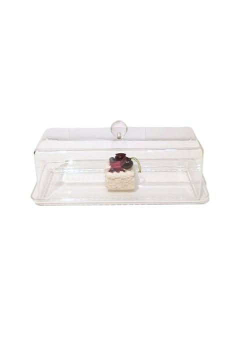 Cake tray with lid best sale