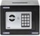 Rubik Mini Cash Deposit Drop Slot Safe Box with Key and Pin Code Option (Black)