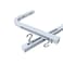 Wownect Universal Projector Screen L- Bracket Adjustable Hanging Mount With Hook For Home Theater Projection Screens Mounting Accessories