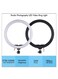 Generic - Dimmable Video Shooting LED Ring Photography Light Black/White