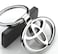 Toyota Logo Metal Key Chain   Car keychain   Keyring 1 Pcs