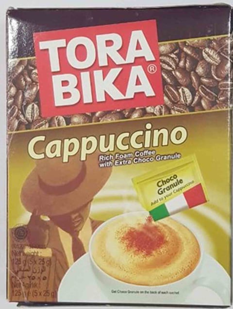 Tora Bika Cappuccino Coffee 125g