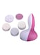 Generic 5-In-1 Beauty Care Massager White/Pink