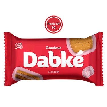 Gandour Dabke Lukum Biscuits 28.70GR Pack Of 50