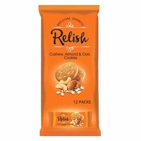 Relish Cashew Almond And Oats Cookies 42g x Pack of 12