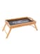 Generic - Breakfast Tray With Legs Brown/Black