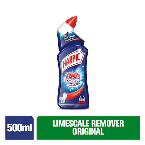 Harpic Original Toilet Cleaner 100% Limescale Remover, 500ml