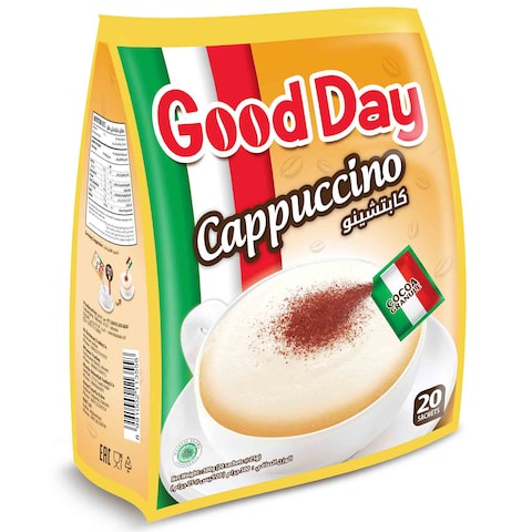 Good Day Instant Coffee Cappuccino 25 Gram 20 Pieces