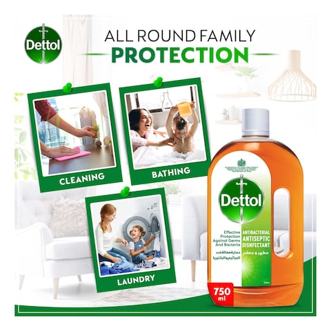Dettol Anti-Bacterial Antiseptic Disinfectant 750ml