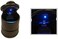Generic Fireproof Cylinder Shaped Car Cigarette Ashtray With Blue LED Light