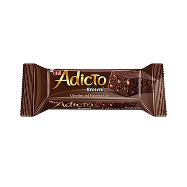 Eti Adicto Browni Hazelnut  And Cocoa Square 40GR