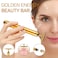 JMB 24K Facial Massager Beauty Bar Golden Pulse Facial Massager, T Shape Gold Stick, Facial Roller Massager Face Lift Firming, Skincare Anti-Wrinkle Treatment, Skin Tightening