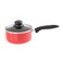 MyChoice Non-Stick Saucepan With Lid Red 16cm