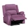 In House Velvet Classic Recliner Chair - Light Purple - AB02