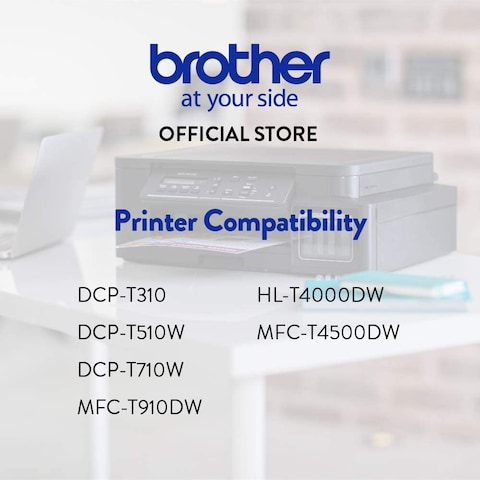 Brother Genuine Btd60Bk Ultra High Yield Black Ink Bottle For Ink Tank Printers