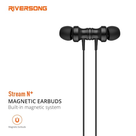 RIVERSONG STREAM N+ EA65 EARPHONE BLACK