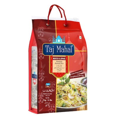 Taj Mahal Maxi Long Supreme Basmati Rice 5Kg