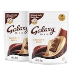 Buy Galaxy Minis Smooth Milk Chocolate 162.5g Pack of 2 in UAE