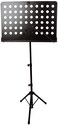 Mike Music Height &amp; Angle Adjustable Orchestral Conductor Sheet Stand, Matte Black (Music Sheet Stand 1, Pack, Black)