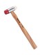 PU &amp; Nylon Head Mallet 28mm Wooden Handle YT-4631