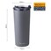 Nessan Double Wall Stainless Steel Vacuum Mug Grey 600ml