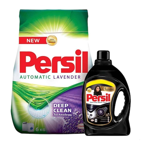 Persil Automatic Powder Detergent with Lavender - 6 kg + Power Gel - 880 gm