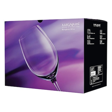 Lucaris Bangkok Bliss Bordeaux Wine Glass Set 6 Pieces