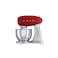 Smeg Stand Mixer SMF02RDUK, 800 W, 10 Speeds, Red