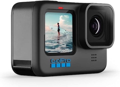 GoPro HERO10 Black - Waterproof Action Camera with Front LCD and Touch Rear Screens, 5.3K60 Ultra HD Video, 23MP Photos, 1080p Live Streaming, Webcam, Stabilization