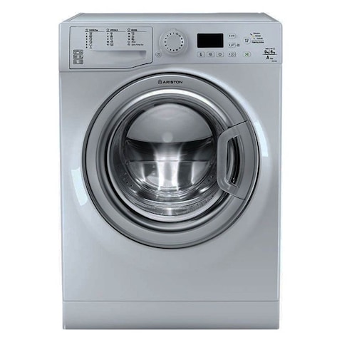 Ariston Front Loading Digital Washing Machine With Dryer - 9kg- Silver - FDG9640SEX