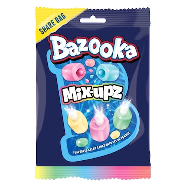 Bazooka Mix Upz Chewy Candy 120g