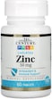21st Century Zinc, Chelated, 50 Mg, 60 Tablets