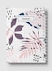 Lowha Spiral Notebook With 60 Sheets And Hard Paper Covers With Abstract Floral Design, For Jotting Notes And Reminders, For Work, University, School
