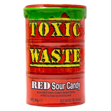 TOXIC WASTE TUB RED CANDY 42G