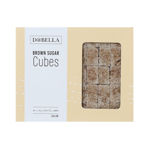 DOBELLA BROWN SUGAR CUBES 500G