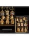 Wooden Christmas Ornaments with Lights - Festive Indoor Holiday Decorations (Snowman)