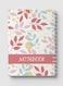 Lowha Spiral Notebook With 60 Sheets And Hard Paper Covers With Nd Abstarct &amp; Floral Design, For Jotting Notes And Reminders, For Work, University, School