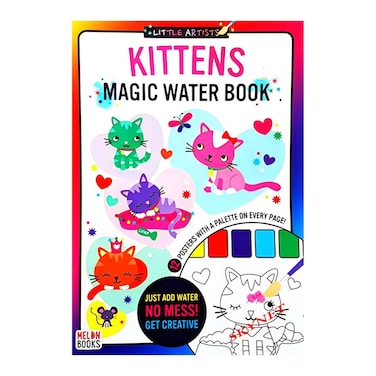 Magic Water Kittens Coloring Book