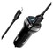 Hoco Z40 Superior Dual Port Car Charger with Lightning Cable - Black