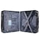 STARGOLD Luggage Bag TPC Hard Side Suitcase 360&deg; Rotational Wheels and Lockable System Travel Bag 18 Inch Dark Grey