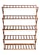 Yatai 5-Tier Foldable Shoe Rack, Brown