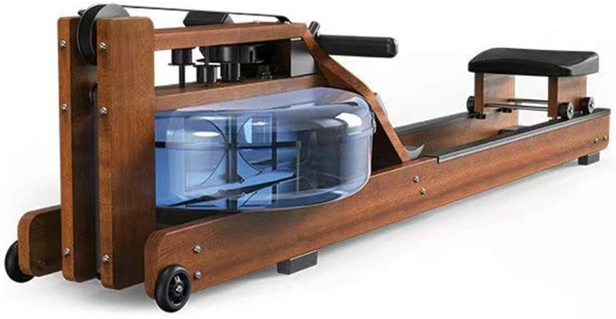 Buy Water Rowing Machine Resistance Silent Wood Water Resistance Rower ...